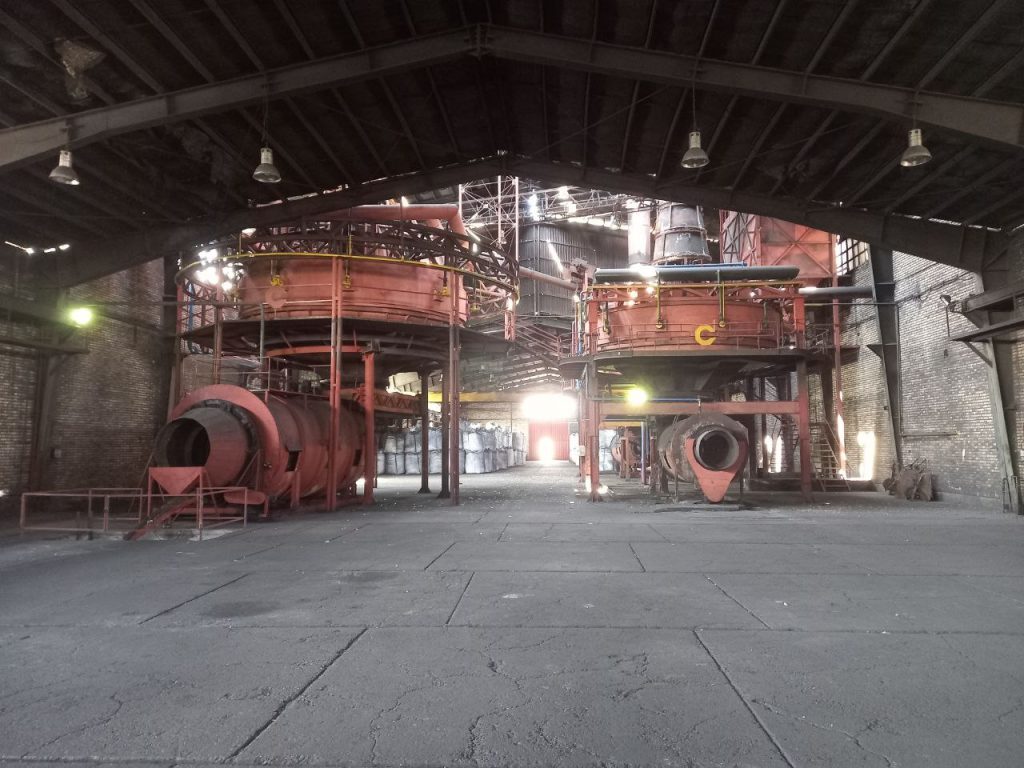 Two Rotary Hearth Calciners